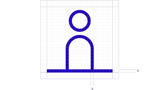 grid för ikon