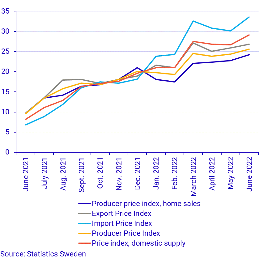 Producer and Import Price Index, June 2022