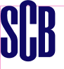 Optiskt placering av SCB:s logotyp längs topplinjen.
