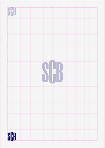 Placering av SCB:s logotyp på stående format