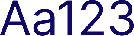 Inter Regular Aa123