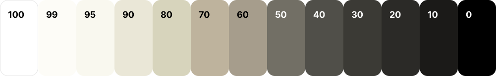 Utökad färgpalett - neutral variant