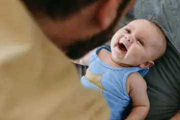 Little baby laughing